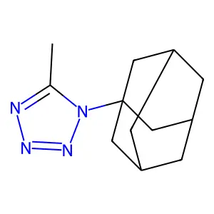 1-(1-Adamantyl)-5-methyl-1H-tetraazole structure