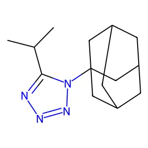 1-(1-adamantyl)-5-propan-2-yltetrazole structure