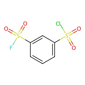Benzenesulfonyl fluoride, 3-(chlorosulfonyl)- structure