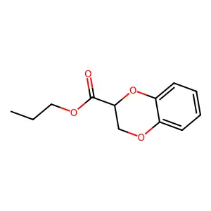 propyl 2,3-dihydro-1,4-benzodioxine-3-carboxylate structure