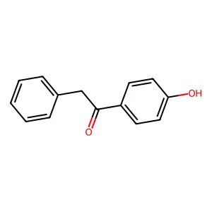 Benzyl 4-hydroxyphenyl ketone structure