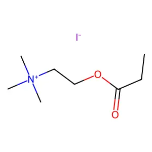 Propionylcholine iodide structure
