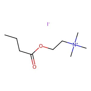 Butyrylcholine iodide structure