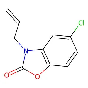 2-BENZOXAZOLINONE, 3-ALLYL-5-CHLORO- structure