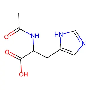 N-Acetyl-L-histidine structure