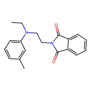 N-(2-(N-Ethyl-m-toluidino)ethyl)phthalimide structure