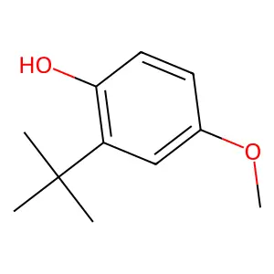 2-tert-butyl-4-methoxyphenol structure