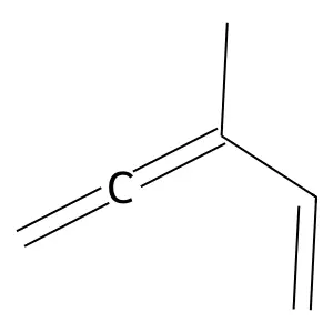 1,2,4-Pentatriene, 3-methyl- structure