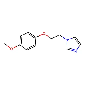 1-[2-(4-methoxyphenoxy)ethyl]-1H-imidazole structure