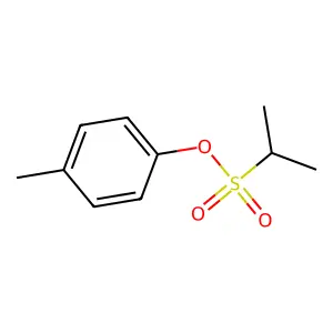 Compound C10H14O3S structure