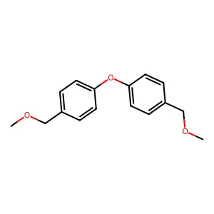 Bis(alpha-methoxy-p-tolyl) ether structure
