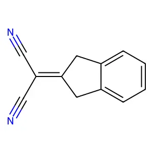 MALONONITRILE, (2-INDANYLIDENE)- structure