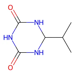 6-propan-2-yl-1,3,5-triazinane-2,4-dione structure