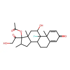 Dexamethasone 17-acetate structure