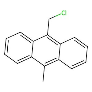9-(chloromethyl)-10-methylanthracene structure