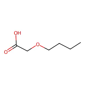 Butoxyacetic acid structure