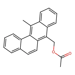 Compound C22H18O2 structure
