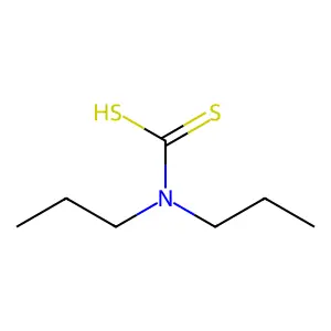 Di-n-propyldithiocarbamate structure