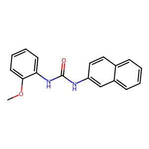 1-(2-methoxyphenyl)-3-naphthalen-2-ylurea structure