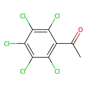Pentachloroacetophenone structure