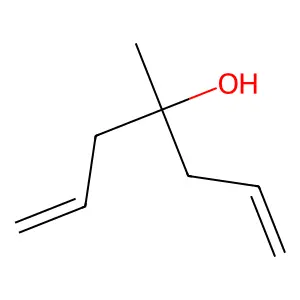 4-methylhepta-1,6-dien-4-ol structure
