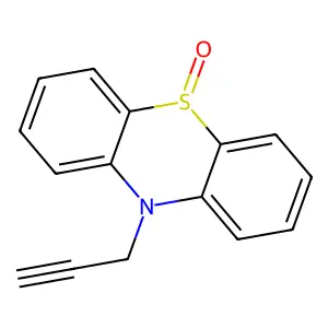 10-prop-2-ynylphenothiazine 5-oxide structure