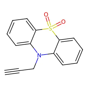 10-prop-2-ynylphenothiazine 5,5-dioxide structure