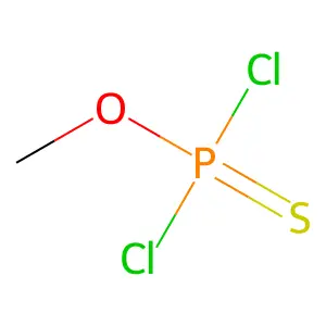 dichloro-methoxy-sulfanylidene-lambda5-phosphane structure