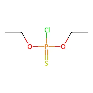 chloro-diethoxy-sulfanylidene-lambda5-phosphane structure