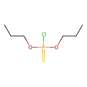 chloro-dipropoxy-sulfanylidene-lambda5-phosphane structure