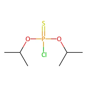 O,O-Diisopropyl chlorothiophosphate structure