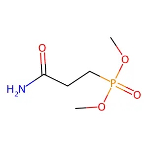 Dimethyl (3-amino-3-oxopropyl)phosphonate structure