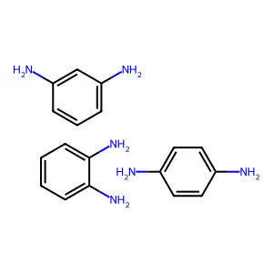 benzene-1,2-diaminebenzene-1,3-diaminebenzene-1,4-diamine structure