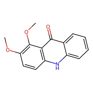 1,2-Dimethoxy-9(10H)-acridinone structure
