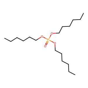 Trihexyl phosphate structure