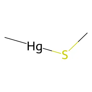 Methyl(methylthio)mercury structure