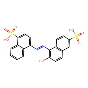 Acid Red 13 free acid structure