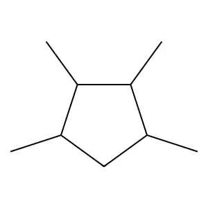1,2,3,4-Tetramethylcyclopentane structure