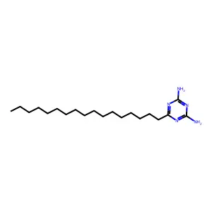 6-Heptadecyl-1,3,5-triazine-2,4-diamine structure
