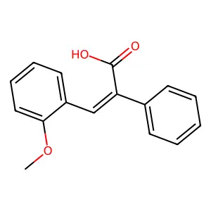 (2-Methoxybenzylidene)phenylacetic acid structure
