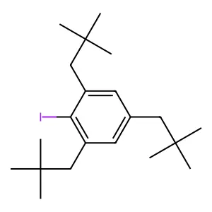1,3,5-Trineopentyl-2-iodobenzene structure