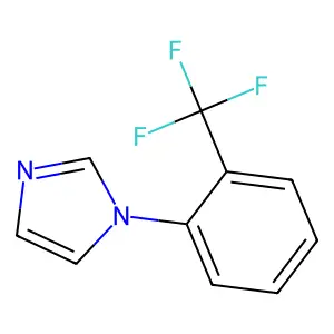 Compound C10H7F3N2 structure