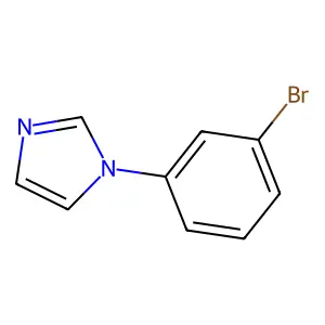 1-(3-bromophenyl)-1H-imidazole structure