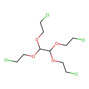 1,1,2,2-tetrakis(2-chloroethoxy)ethane structure