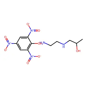 1-(2-aminoethylamino)propan-2-ol;2,4,6-trinitrophenol structure