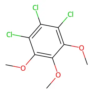 1,2,3-TRICHLORO-4,5,6-TRIMETHOXYBENZENE structure