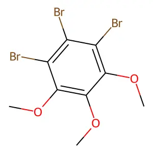 1,2,3-tribromo-4,5,6-trimethoxybenzene structure