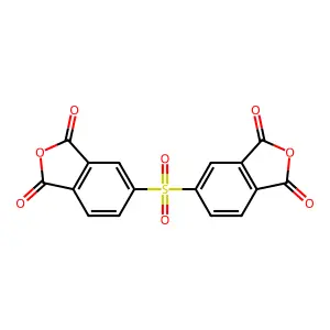 5-[(1,3-dioxo-2-benzofuran-5-yl)sulfonyl]-2-benzofuran-1,3-dione structure