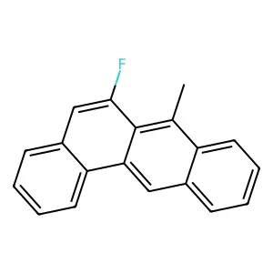 Benz(a)anthracene, 6-fluoro-7-methyl- structure