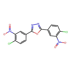 Compound C14H6Cl2N4O5 structure